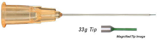 PolyTip® Cannula 25g/33g Tapered